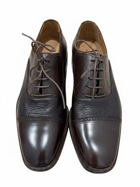 Men's Magnanni Cap-Toe Oxford Leather Dress Shoes